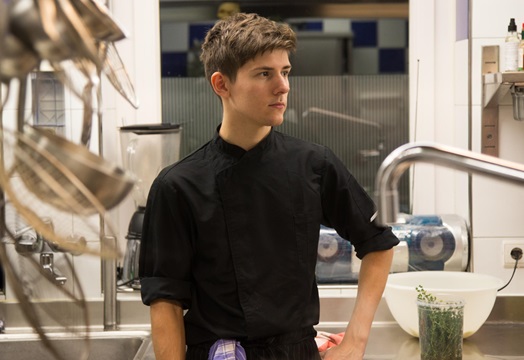 Alexander in cucina