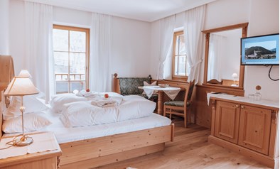 Doppelzimmer Silberdistl mit Sitzecke