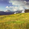 Die Rodenecker-Lüsner Alm im Sommer