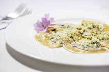 Schlutzkrapfen, a South Tyrolean variety of Ravioli